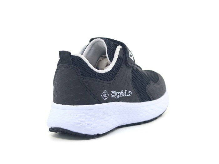 Spido Patik 016 Cırtlı Anorak Spor Ayakkabı Siyah - Beyaz