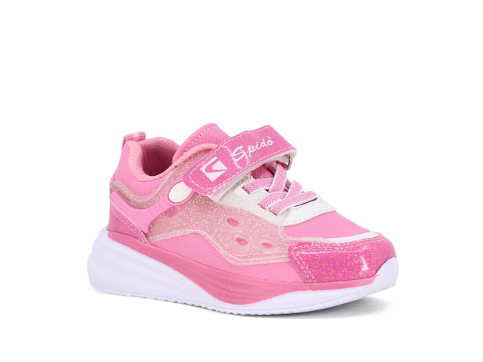 Spido Patik 019 Cilt Spor Ayakkabı Pembe - Beyaz - 1