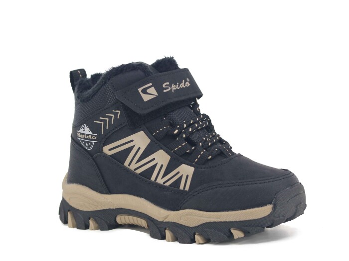 Spido Patik 07 Bot Siyah - Kum - Spido