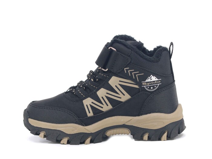 Spido Patik 07 Bot Siyah - Kum - Spido (1)