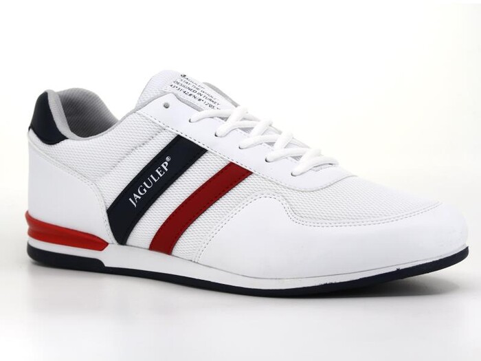 Star Jagulep Merdane 2202 Anorak Air File Spor Ayakkabı Beyaz - Lacivert - Kırmızı - Star Jagulep