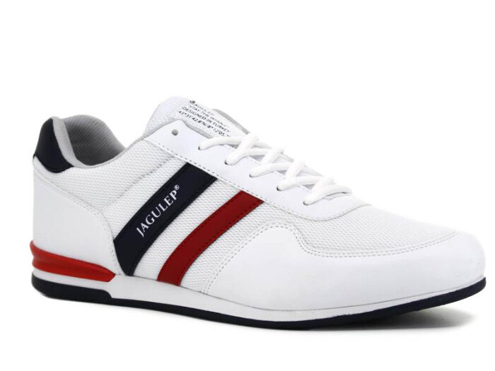 Star Jagulep Merdane 2202 Anorak Air File Spor Ayakkabı Beyaz - Lacivert - Kırmızı - 1