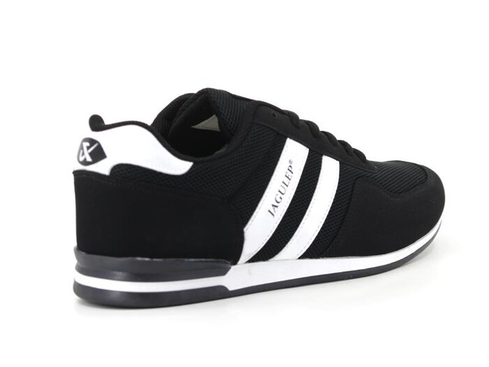 Star Jagulep Merdane 2202 Anorak Air File Spor Ayakkabı Siyah - Beyaz - Thumbnail
