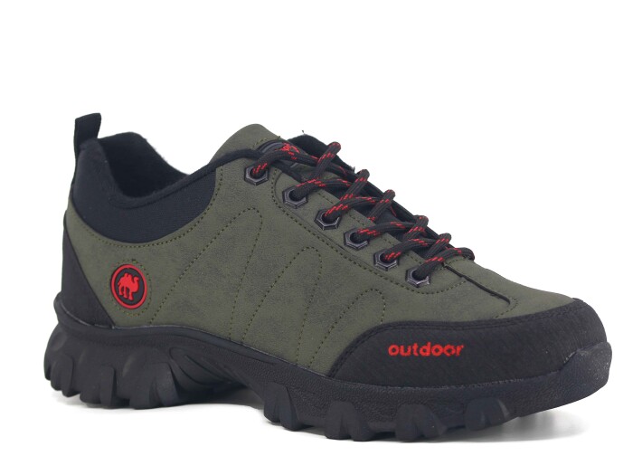 Star Jagulep Merdane 4054 Kısa Trekking Bot Haki - Kırmızı - 1
