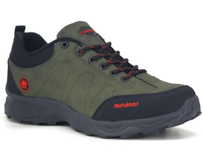 Star Jagulep Merdane 4055 XXL Trekking Bot Haki - Kırmızı 