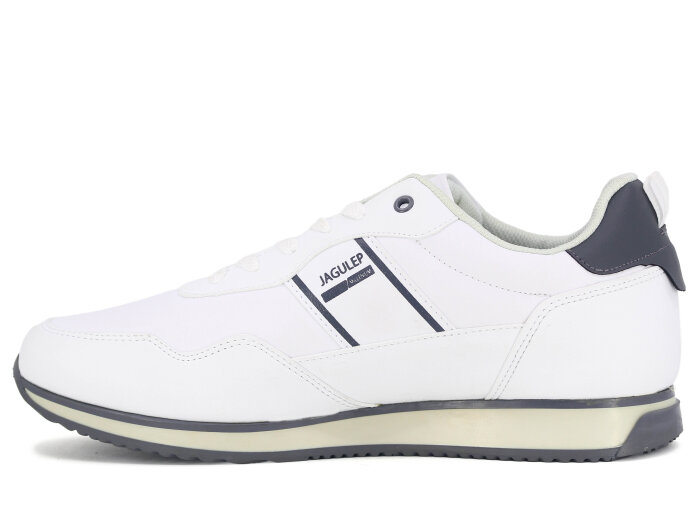 Star Jagulep Merdane Bugatti Cilt Spor Ayakkabı Beyaz - Füme - Star Jagulep (1)