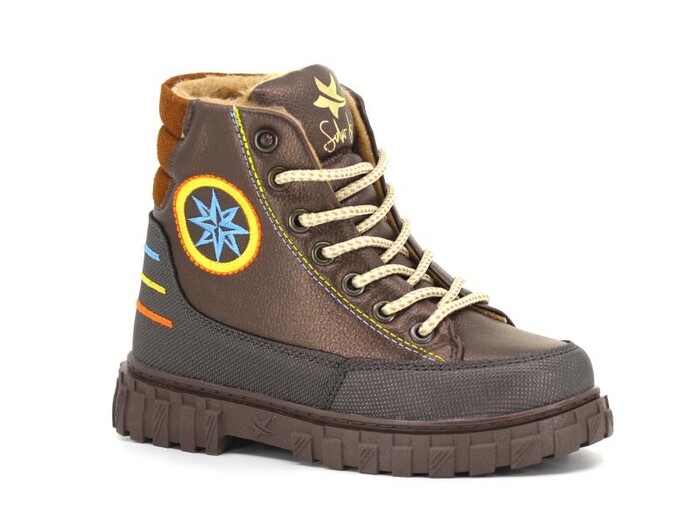 Starkids Filet 1034 Bot Kahve - Turkuaz - Starkids