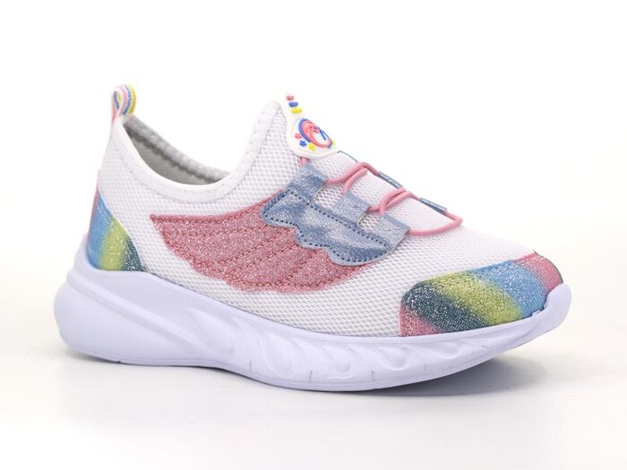 Starkids Filet 333 Anorak Spor Ayakkabı Beyaz - Pembe - Starkids