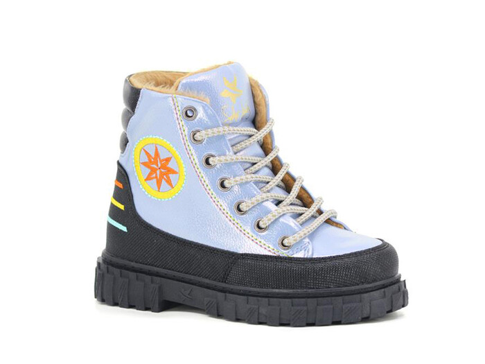 Starkids Patik 1034 Bot Mavi - Siyah - Starkids