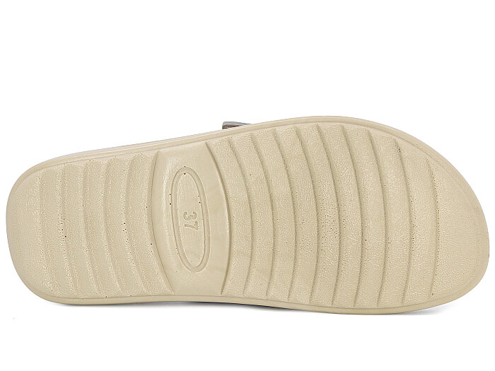 Sue Zenne 1353 Çift Toka Enj. Simli Kutulu Günlük Terlik Bakır - 3