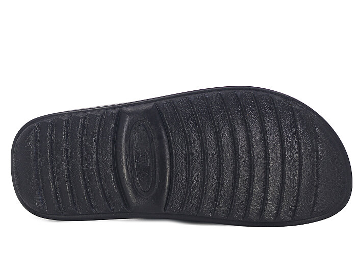 Sue Zenne 1353-Kap.Deri Çift Toka Enj.Kutulu Günlük Terlik Siyah - 3