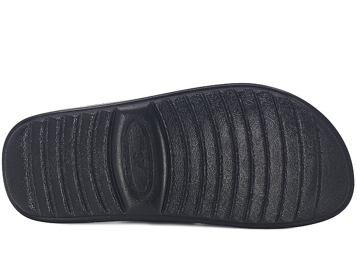 Sue Zenne 1354-Kap.Deri Çapraz Kutulu Enj. Günlük Terlik Siyah - 3