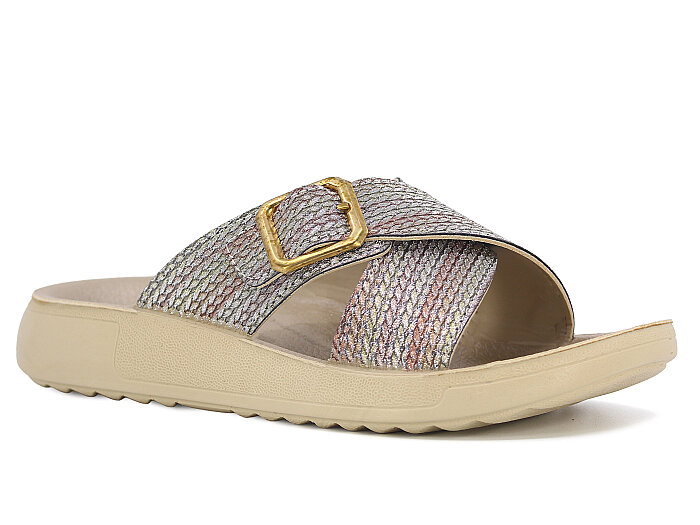 Sue Zenne 1355-Atina Enj. Kutulu Günlük Terlik Yeşil 