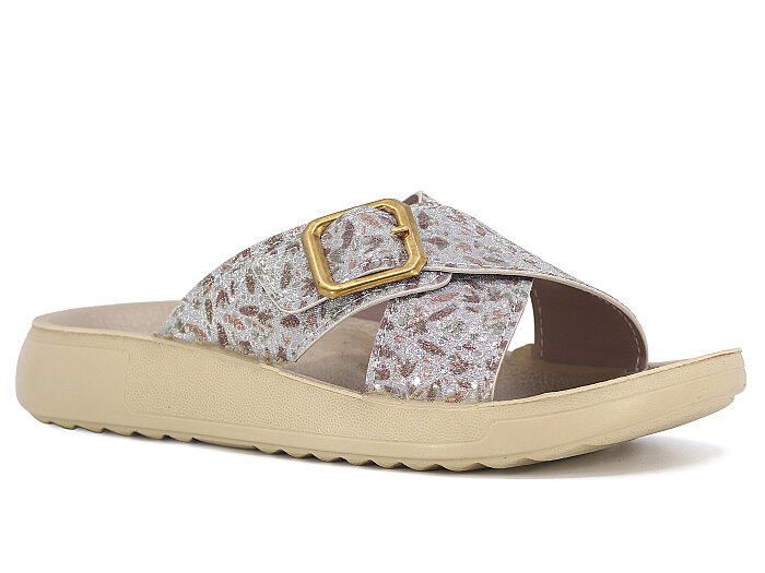 Sue Zenne 1355-Dalmaçya Enj. Kutulu Günlük Terlik Kırmızı 