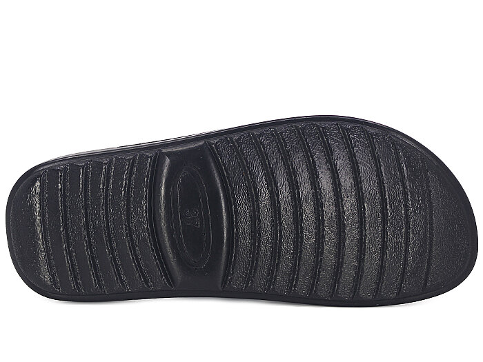 Sue Zenne 1355-Simli Kutulu Enj. Günlük Terlik Siyah - 3