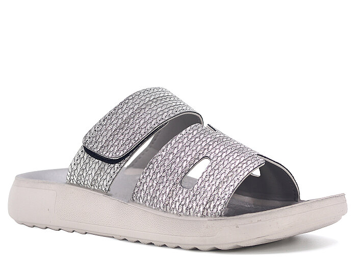 Sue Zenne 1356-Atina Enj. Kutulu Günlük Terlik Füme - Sue