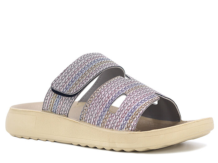 Sue Zenne 1356-Atina Enj. Kutulu Günlük Terlik Mor - 1