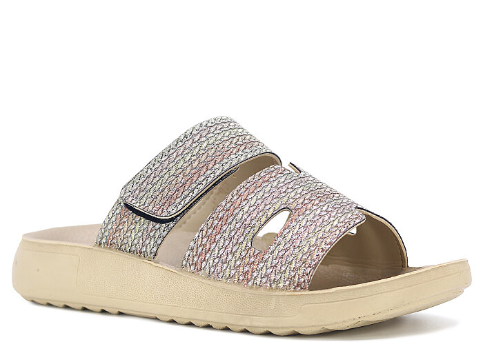 Sue Zenne 1356-Atina Enj. Kutulu Günlük Terlik Yeşil - Sue