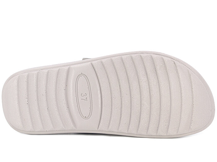 Sue Zenne 1356-Simli Kutulu Enj. Günlük Terlik Füme - 3