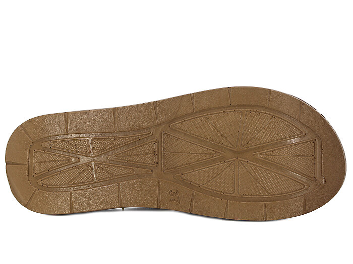 Sue Zenne 1472-F Enj. Kutulu Günlük Terlik Bej - 3