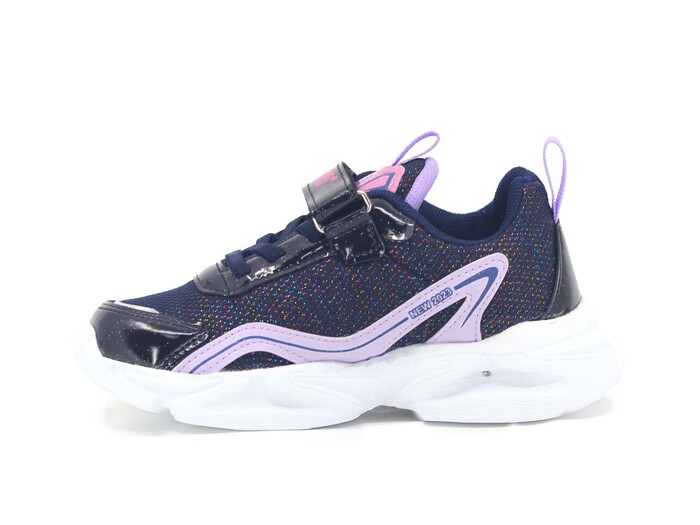 Süper Star Patik 2014 Anorak Işıklı Spor Ayakkabı Lacivert - Lila - Rugan - Süper Star (1)