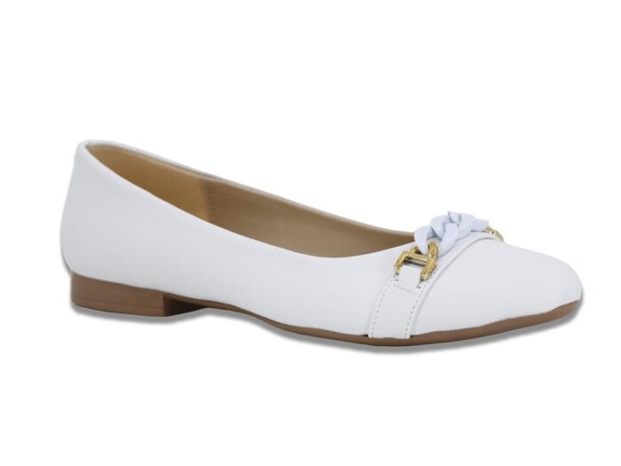 Tarhan Zenne 503 Babet Ayakkabı Beyaz - Thumbnail