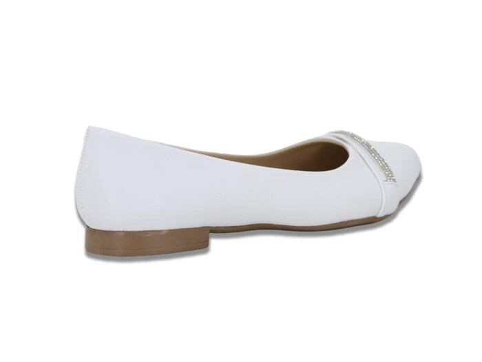 Tarhan Zenne 507 Babet Ayakkabı Beyaz - Thumbnail