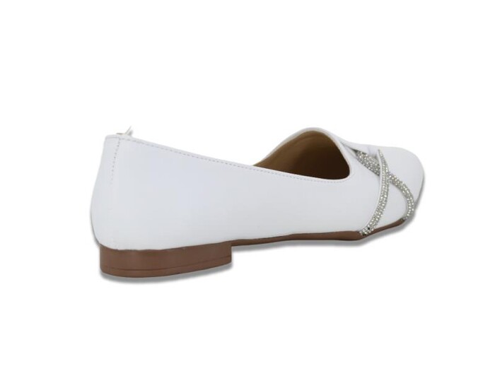 Tarhan Zenne 605 Babet Ayakkabı Beyaz - Thumbnail