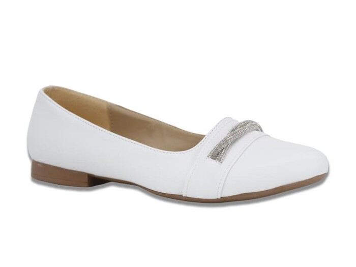 Tarhan Zenne 610 Babet Ayakkabı Beyaz - Thumbnail