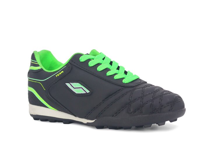 Team Filet 22 Halı Saha Ayakkabısı Siyah - Yeşil - Team