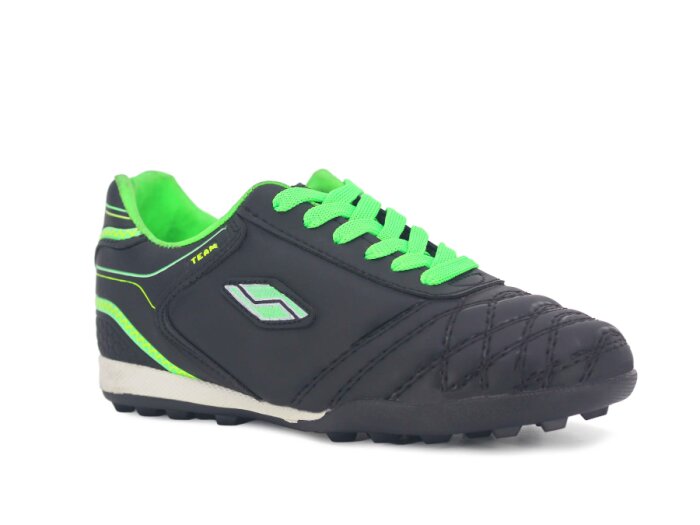 Team Filet 22 Halı Saha Ayakkabısı Siyah - Yeşil - 1