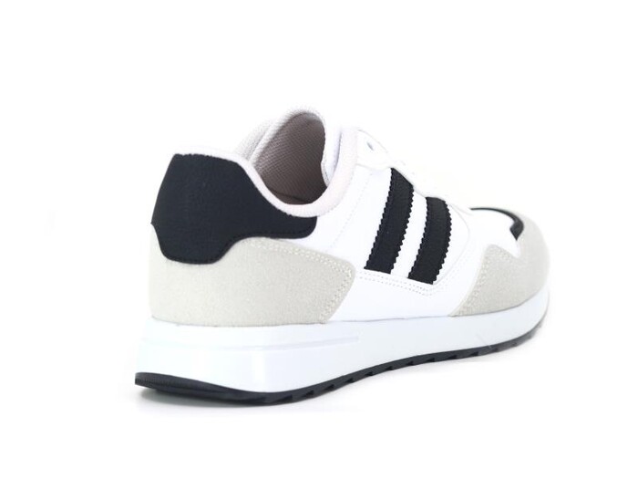 Tempo Zenne 099 Cilt Spor Ayakkabı Beyaz - Siyah - Buz