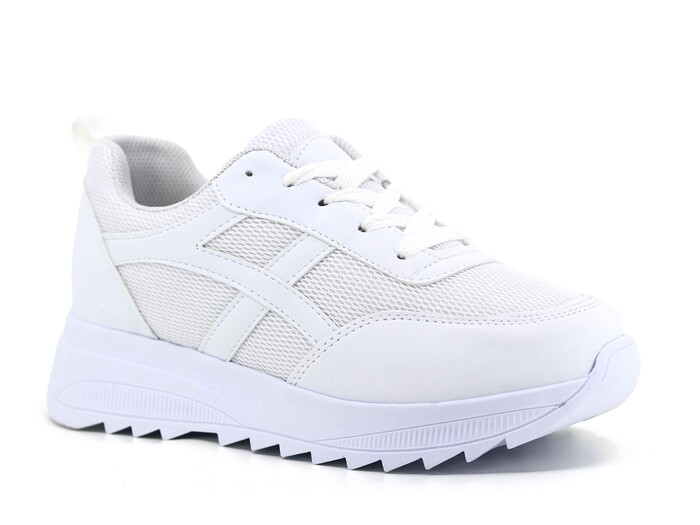 Tempo Zenne 1616 Anorak Spor Ayakkabı Beyaz - Beyaz - Tempo