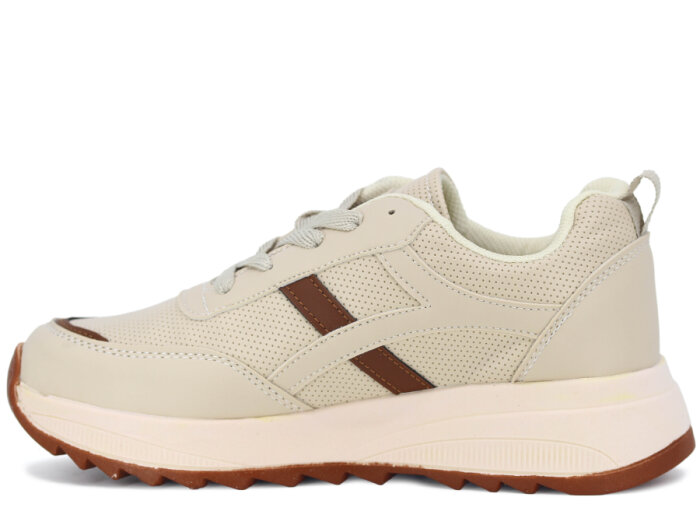 Tempo Zenne 1616 Cilt Spor Ayakkabı Bej - Kahve - 2