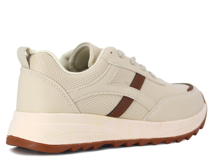 Tempo Zenne 1616 Cilt Spor Ayakkabı Bej - Kahve - 3