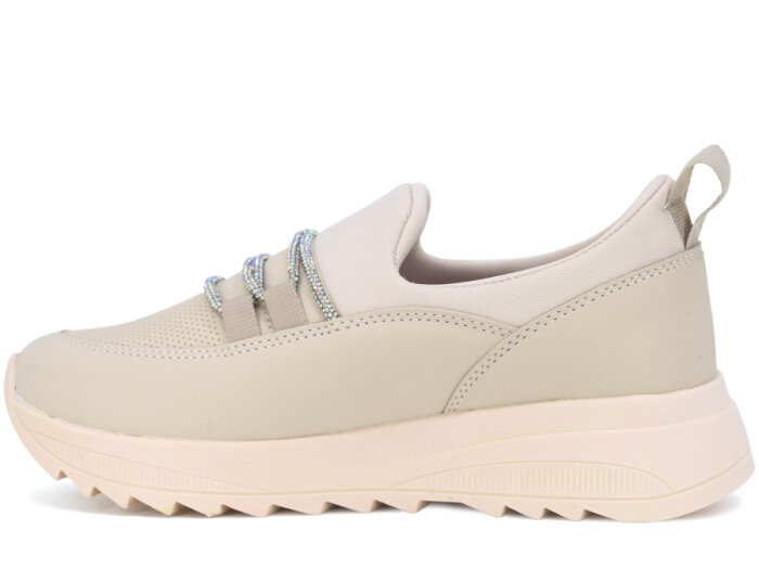 Tempo Zenne 571 Anorak Streçli Spor Ayakkabı Bej - 2