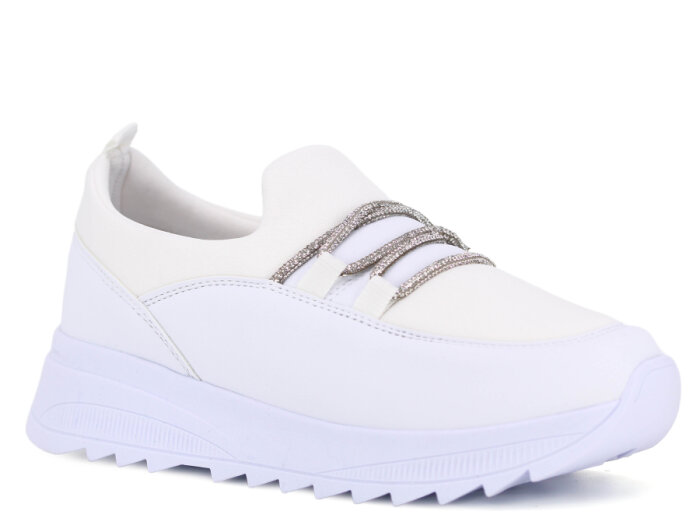 Tempo Zenne 571 Anorak Streçli Spor Ayakkabı Beyaz - Beyaz - 1