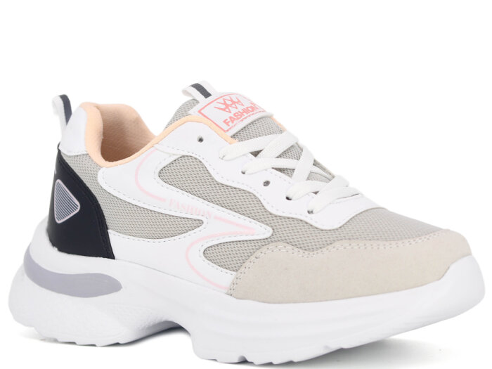 Texin Zenne 2626 Anorak Spor Ayakkabı Gri - Pudra - 1