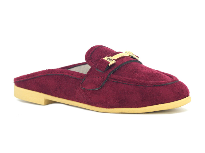 Tilki Zenne 105 Gondol Stilo Bello Ev Ayakkabısı Bordo - 1