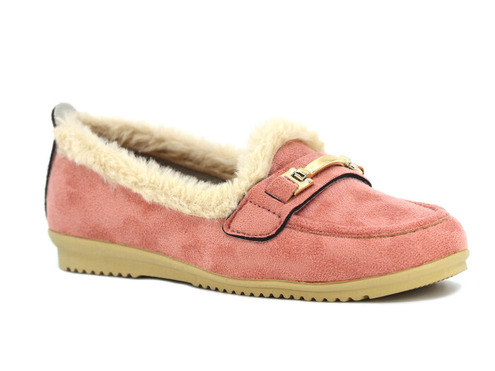 Tilki Zenne 110 Babet Ayakkabı Pudra - 1