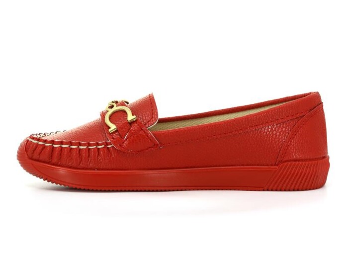 Tilki Zenne 301 C Toka Babet Ayakkabı Kırmızı