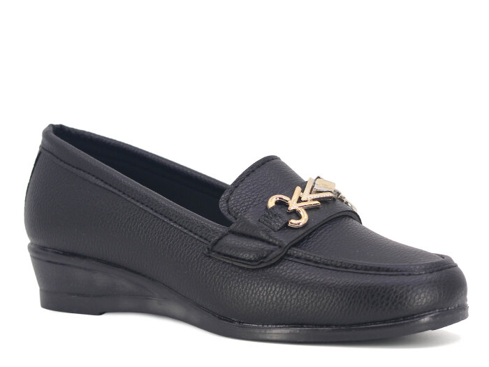 Tilki Zenne 402 Anne Stilo Bello Ev Ayakkabısı Siyah - Tilki