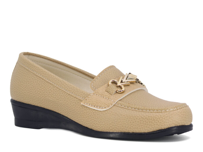 Tilki Zenne 402 Anne Stilo Bello Ev Ayakkabısı Vizon - 1