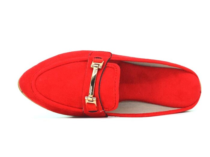 Tilki Zenne 105 Gondol Stilo Bello Ev Ayakkabısı Kırmızı - 2