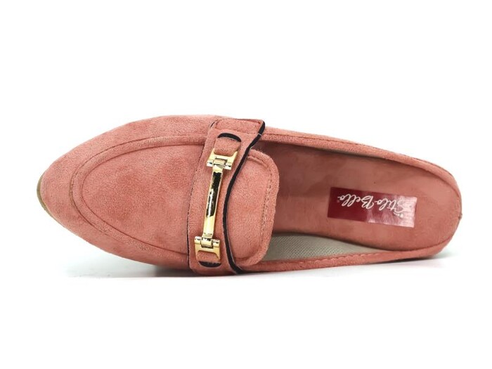 Tilki Zenne 105 Gondol Stilo Bello Ev Ayakkabısı Pudra - Tilki (1)