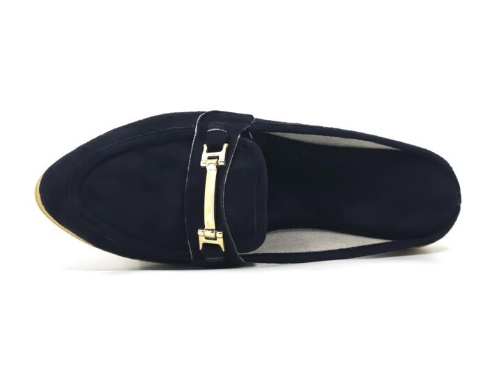 Tilki Zenne 105 Gondol Stilo Bello Ev Ayakkabısı Siyah - Tilki (1)