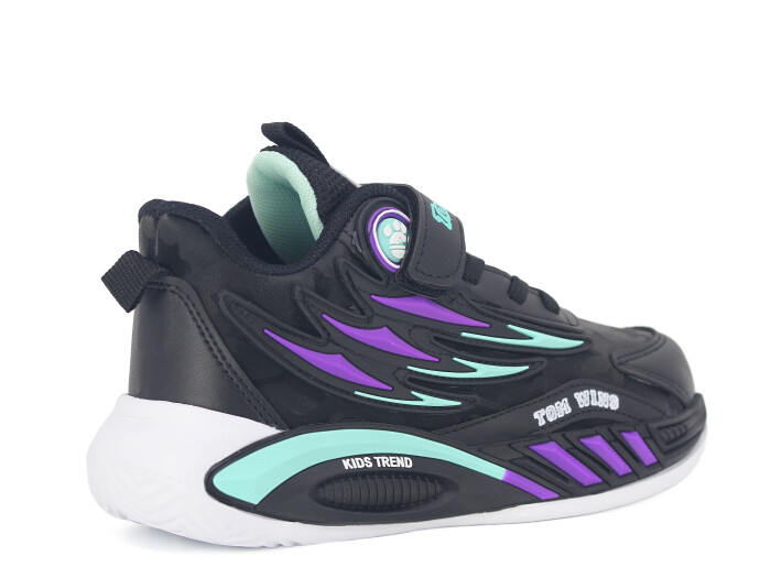 Tomwins Filet 004 Cilt Spor Ayakkabı Siyah - Mor - Su Yeşili - 3