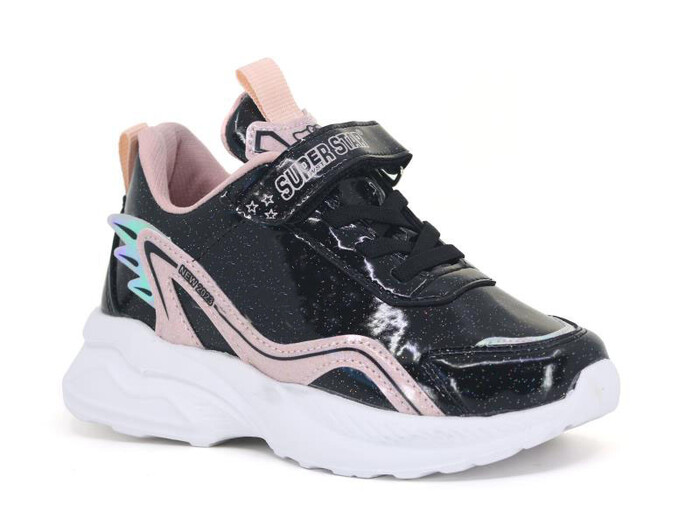 Tomwins Filet 1907 Cilt Spor Ayakkabı Siyah Rugan - Pudra - Tomwins