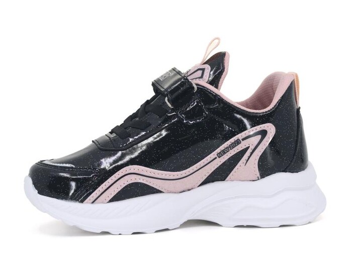 Tomwins Filet 1907 Cilt Spor Ayakkabı Siyah Rugan - Pudra - Tomwins (1)