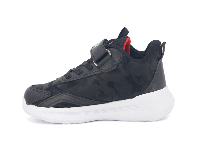 Tomwins Patik 004 Cilt Spor Ayakkabı Siyah - Kırmızı - Beyaz - 2